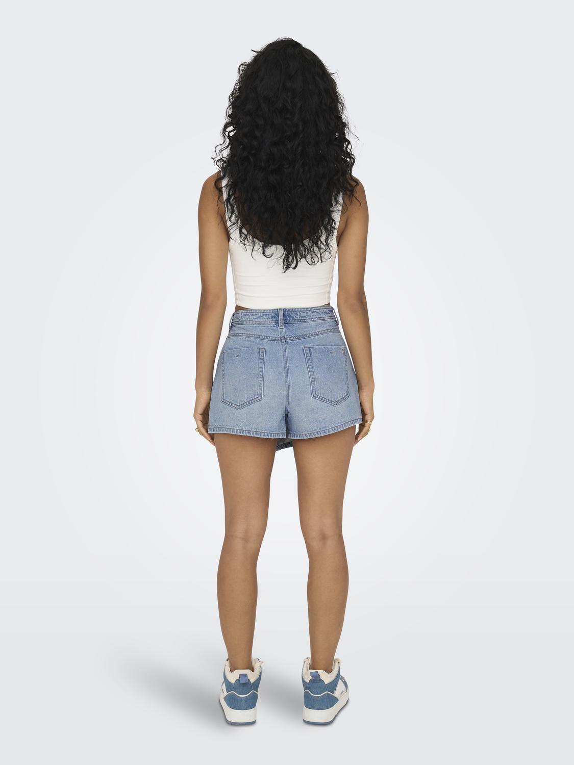 ONLLESLY Denim Skorts - Blå